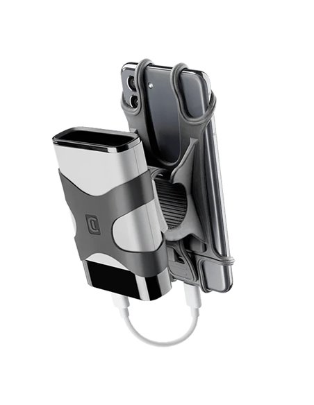 Suport de telefon pentru bicicleta Cellularline Bike Holder, Rider, Negru