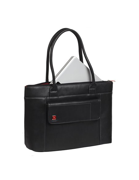Geantă pentru Laptop RivaCase Orly, 15.6", Poliester, Negru