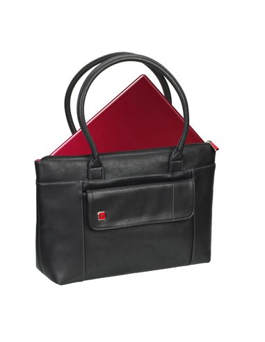 Geantă pentru Laptop RivaCase Orly, 15.6", Poliester, Negru