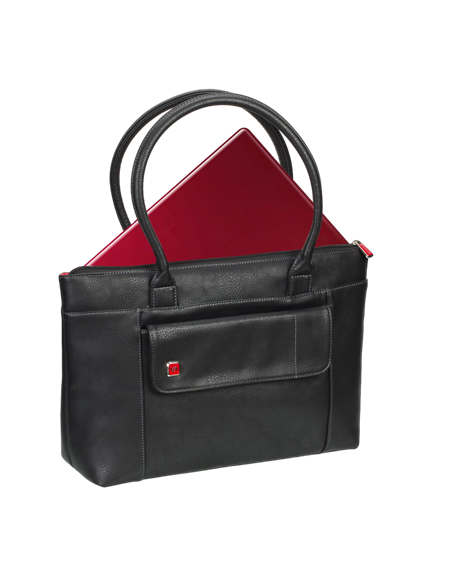 Geantă pentru Laptop RivaCase Orly, 15.6", Poliester, Negru