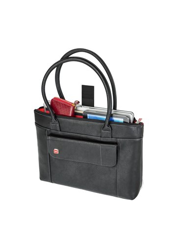 Geantă pentru Laptop RivaCase Orly, 15.6", Poliester, Negru