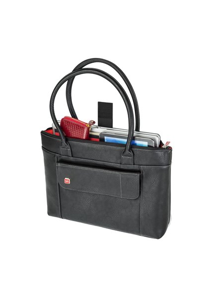 Geantă pentru Laptop RivaCase Orly, 15.6", Poliester, Negru