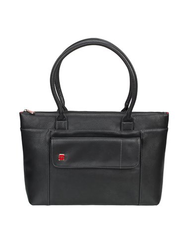 Geantă pentru Laptop RivaCase Orly, 15.6", Poliester, Negru