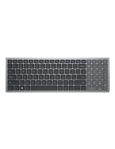Tastatură DELL KB740, Fără fir, Gri