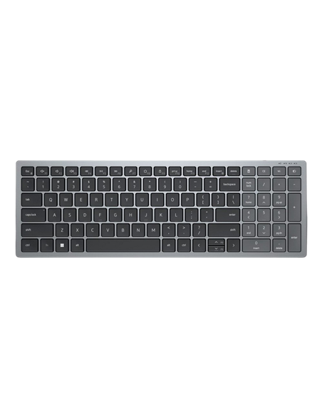Tastatură DELL KB740, Fără fir, Gri