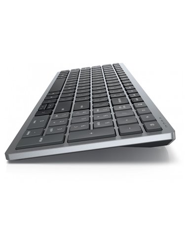 Клавиатура DELL KB740, Беспроводное, Серый