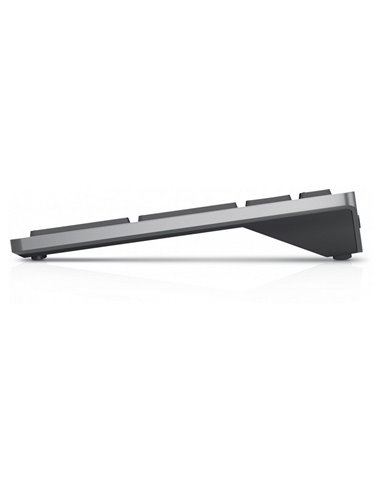 Клавиатура DELL KB740, Беспроводное, Серый