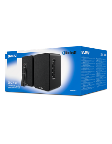 Boxă portabilă 2.0 CH SVEN SPS-830, Negru