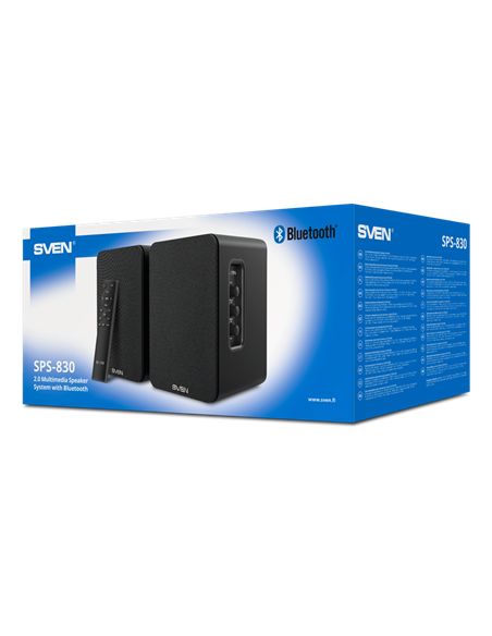 Boxă portabilă 2.0 CH SVEN SPS-830, Negru