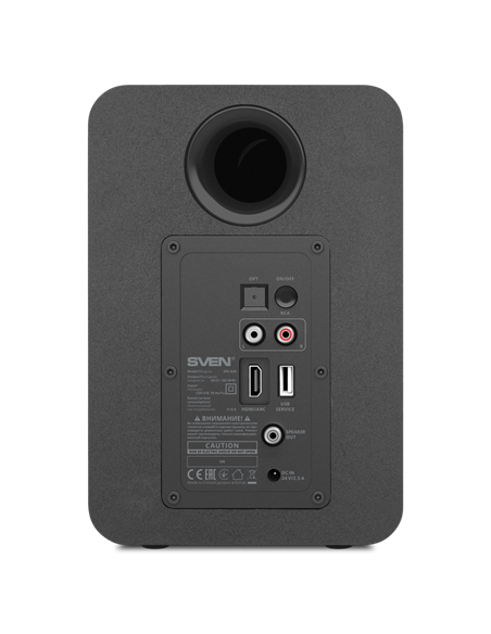 Boxă portabilă 2.0 CH SVEN SPS-830, Negru