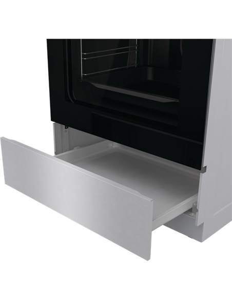 Комбинированная плита Gorenje GKS6C70XJ, Нержавеющая сталь