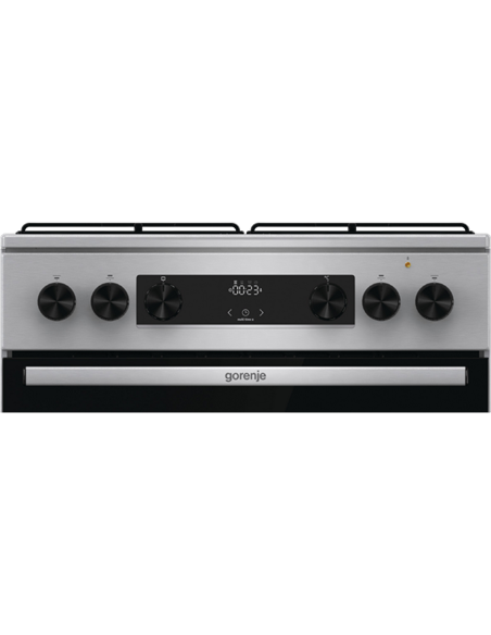 Комбинированная плита Gorenje GKS6C70XJ, Нержавеющая сталь