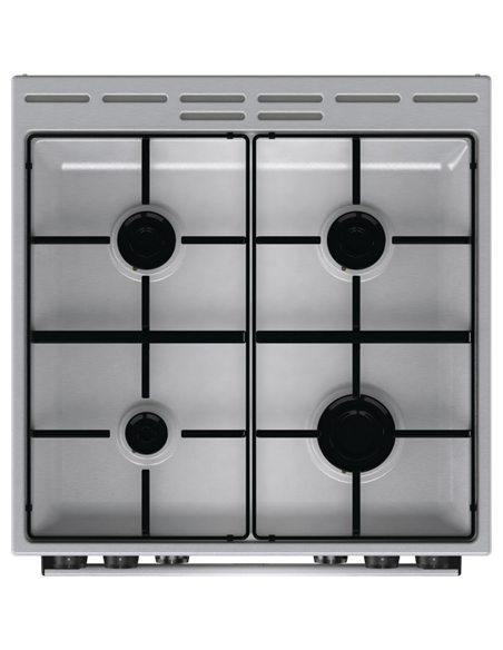 Комбинированная плита Gorenje GKS6C70XJ, Нержавеющая сталь
