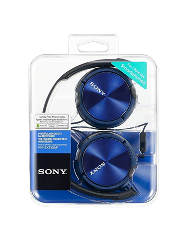 Căști SONY MDR-ZX310AP, Albastru