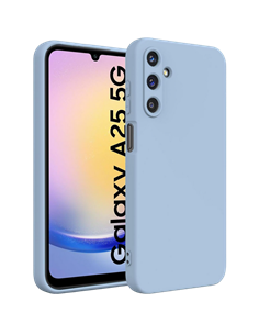 Husă Xcover Samsung Galaxy A25 - Soft Touch, Albastru deschis