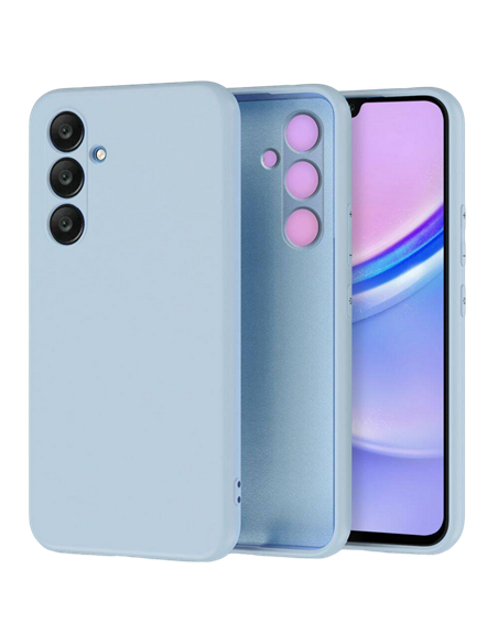 Husă Xcover Samsung Galaxy A25 - Soft Touch, Albastru deschis