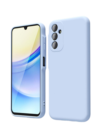 Husă Xcover Samsung Galaxy A25 - Soft Touch, Albastru deschis