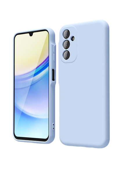Husă Xcover Samsung Galaxy A25 - Soft Touch, Albastru deschis