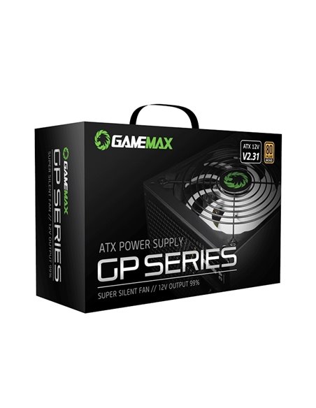 Блок питания для компьютеров Gamemax GP-650, 650Вт, ATX, Немодульный