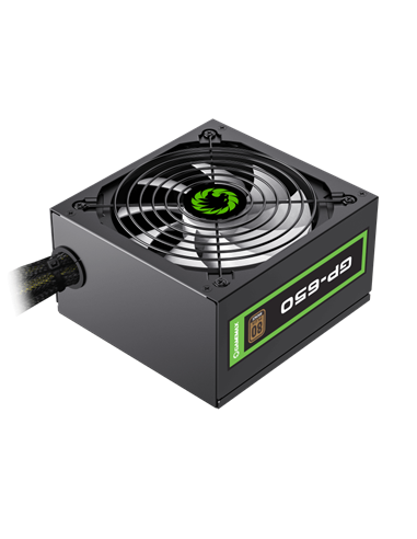 Блок питания для компьютеров Gamemax GP-650, 650Вт, ATX, Немодульный