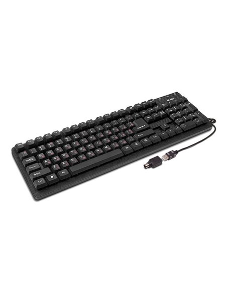 Клавиатура SVEN Standard 301, Проводное, Чёрный