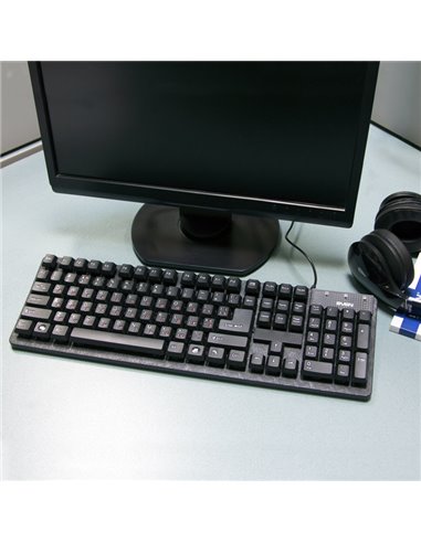 Tastatură SVEN Standard 301, Cu fir, Negru