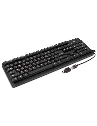 Tastatură SVEN Standard 301, Cu fir, Negru