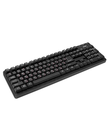 Клавиатура SVEN Standard 301, Проводное, Чёрный