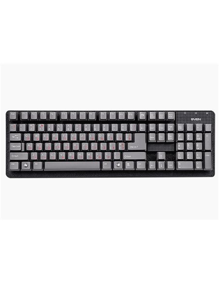 Tastatură SVEN Standard 301, Cu fir, Negru