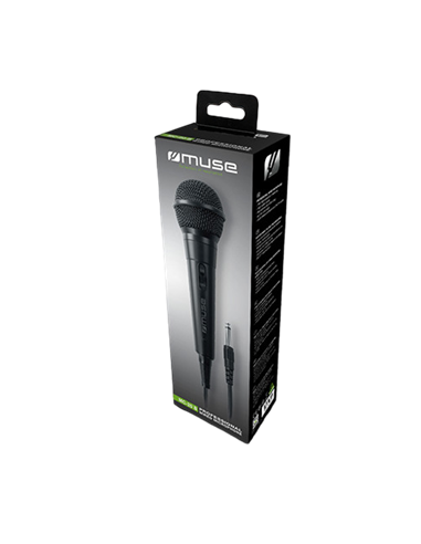 Microfon Karaoke MUSE MC-20 B, Cu fir, Negru