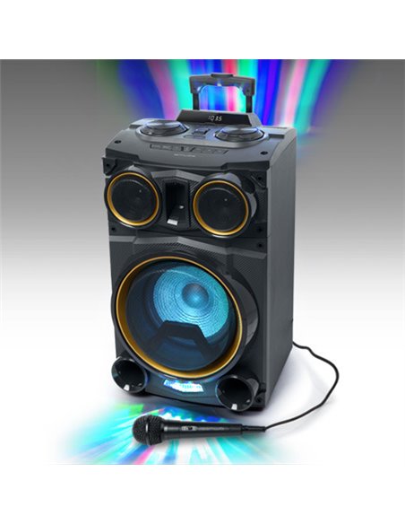 Microfon Karaoke MUSE MC-20 B, Cu fir, Negru