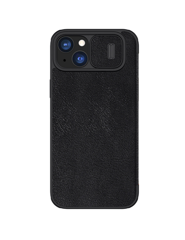 Чехол книжка Nillkin iPhone 15 Plus - Qin Pro, Чёрный