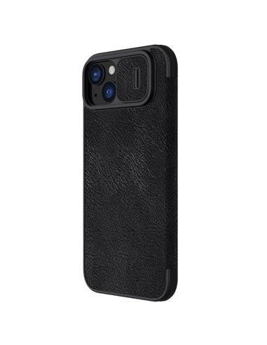 Чехол книжка Nillkin iPhone 15 Plus - Qin Pro, Чёрный