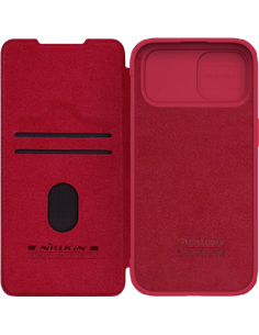 Чехол книжка Nillkin iPhone 15 - Qin Pro, Красный 2