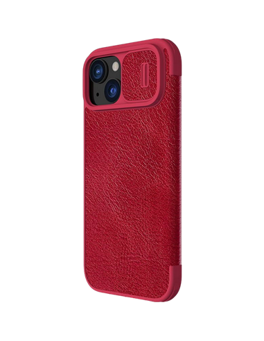 Чехол книжка Nillkin iPhone 15 - Qin Pro, Красный