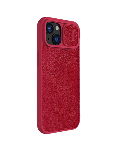 Чехол книжка Nillkin iPhone 15 - Qin Pro, Красный