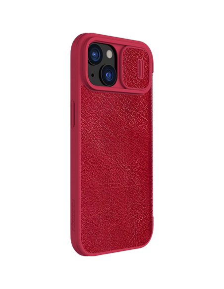 Чехол книжка Nillkin iPhone 15 - Qin Pro, Красный