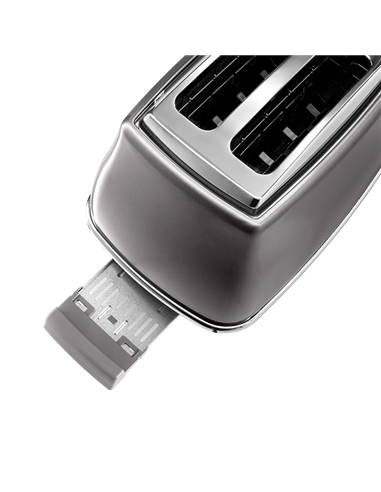Тостер DeLonghi CTOT 2103 GY, Icona Metallics