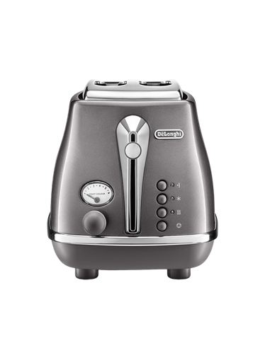 Тостер DeLonghi CTOT 2103 GY, Icona Metallics