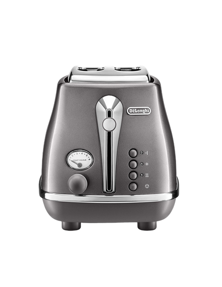 Тостер DeLonghi CTOT 2103 GY, Icona Metallics