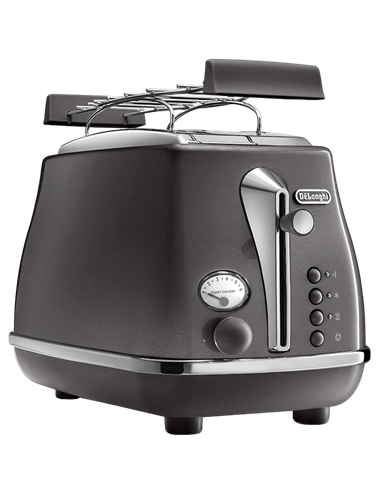 Тостер DeLonghi CTOT 2103 GY, Icona Metallics