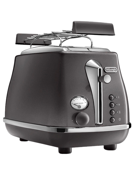 Тостер DeLonghi CTOT 2103 GY, Icona Metallics