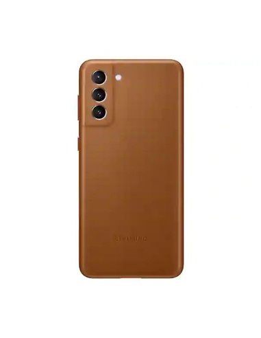 Чехол Samsung Leather Cover for Galaxy S21+, Коричневый