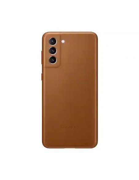 Чехол Samsung Leather Cover for Galaxy S21+, Коричневый