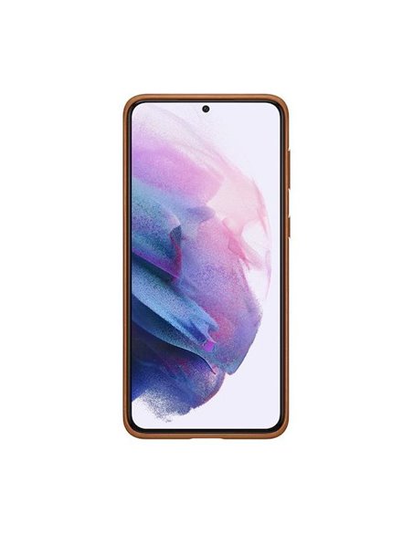 Чехол Samsung Leather Cover for Galaxy S21+, Коричневый