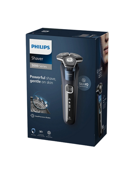 Aparat de ras electric Philips S5885/10, Albastru
