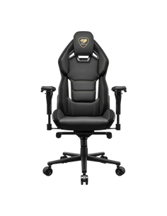 Scaun Gaming Cougar Hotrod Royal, PVC Piele, Negru/Auriu