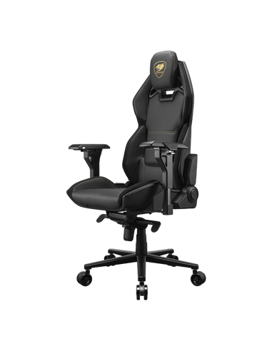 Игровое кресло Cougar Hotrod Royal, ПВХ Кожа, Черный/Золотой