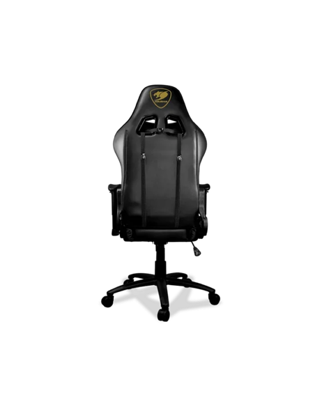 Scaun Gaming Cougar Hotrod Royal, PVC Piele, Negru/Auriu