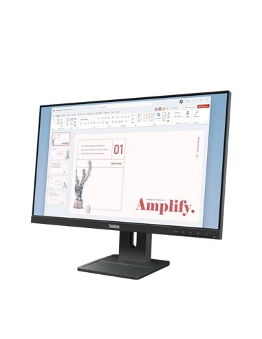 23,8" Монитор Lenovo E24-40, IPS 1920x1080 FHD, Чёрный